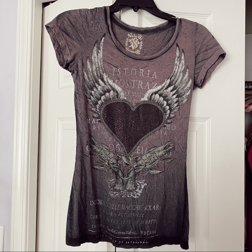 Buckle Rhinestone Tee